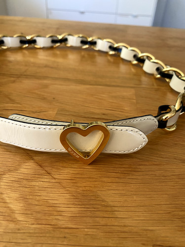 Moschino leather heart - heart, belt