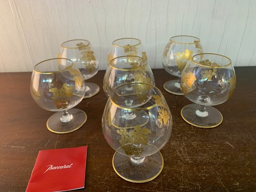 Verres cognac gravé - 5, à