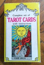 Tarot divinatoire ancien avec tableau de tirage, Merrimack Publishing Co Rare