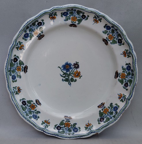 Assiette faience moustiers - faience, de