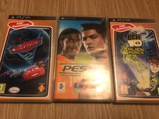LOT 3 JEUX CARS 2 DISNEY PIXAR BEN 10 ALIEN FORCE PES 2008 SONY PSP