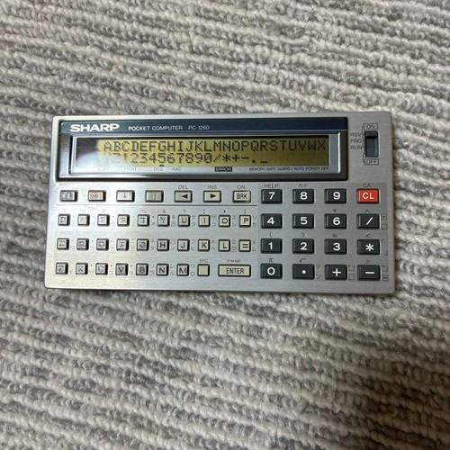 Sharp pocket computer pc1260 - sharp,