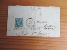 1867 LETTRE  FRANCE CLASSIQUE N 22  VALLON PONT D ARC 07 > PONT SAINT ESPRIT 30