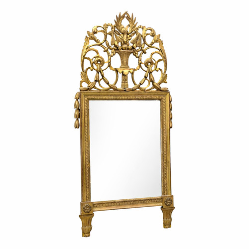 Miroir bois doré - en,