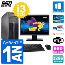 PC Tour HP Elite 8300 Ecran