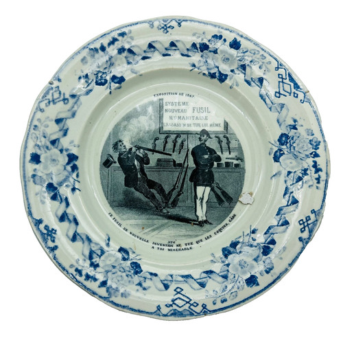 Assiette parlante creil - assiette,