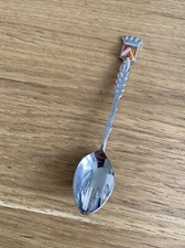 Cuillère De Collection Blason Alsace Argentée - Collectible Spoon Ancienne Métal