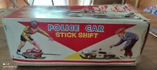 Jouet Ancien NOMURA/Police Car Stick Shift/jouet tôle ancien/old toy