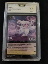 Lorcana Elsa 42/204 FR Légendaire Chapitre  1  PCA 9,5 ✨Foil✨Neuf