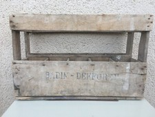 Ancienne caisse de vin en bois / Badin-Defforey / Caisse en bois / Déco