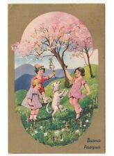 1940 Pâques Poissons En Fleur