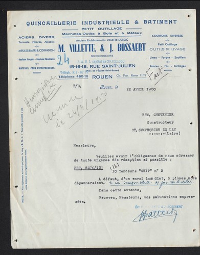 Rouen quincaillerie - (76), &