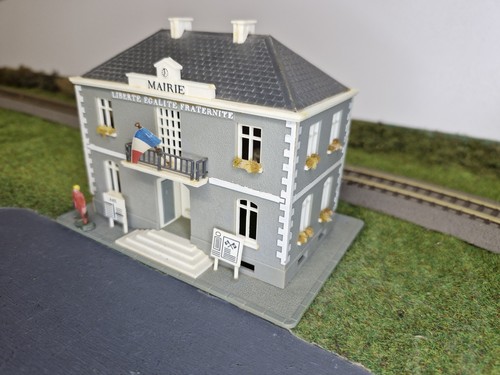 Maquette mairie jouef - jouef, ho