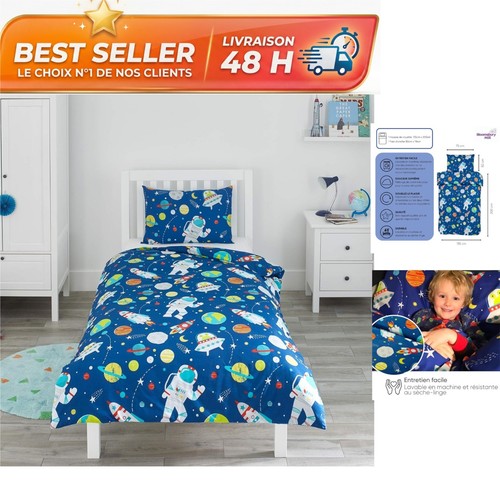 Parure lit enfant espace - parure,