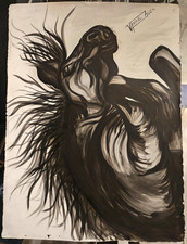 DESSIN ORIGINAL AQUARELLE