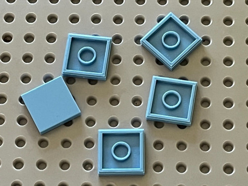 Lego medium blue tile - lego,