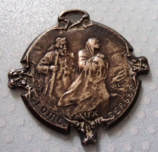 MEDAILLE MILITAIRE Gloire Serbes Guerre 1916, graveur Armand Bargas