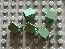 5 x LEGO SandGreen Sand Green brick 1x1 ref 3005 / Set 3450 10185 7194 4719 4731
