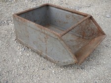 Ancienne caisse en fer tiroir métal déco atelier usine garage old iron drawer