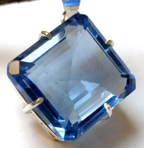 Grand pendentif argent - grand, en