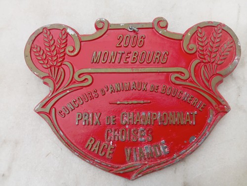 Grande plaque concours - plaque, de