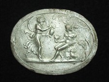 Medaillon cuivre argenté - medaillon,
