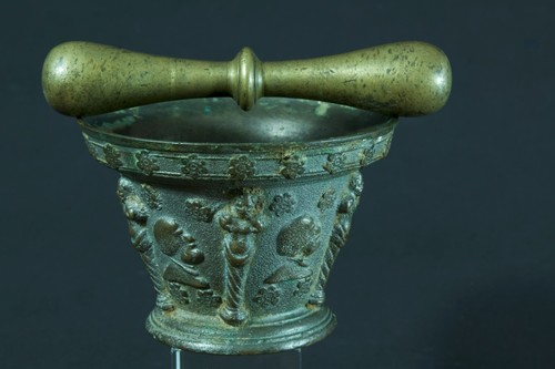 Ancien mortier bronze - bronze, le