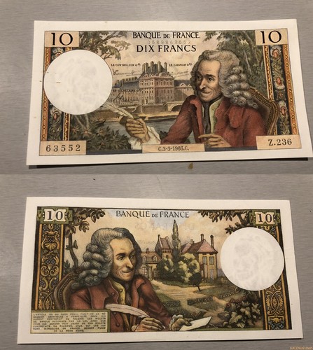 Francs voltaire type 1963 - voltaire,