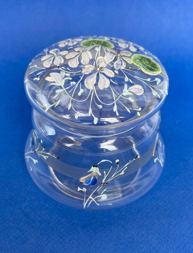 Boite verre émaillé - verre,