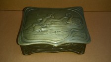 Coffret bronze art nouveau