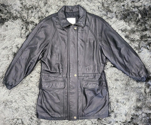 London fog leather jacket - fog,