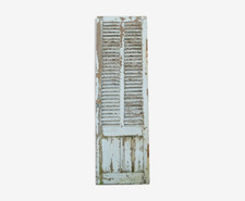 porte avec des lamelles de