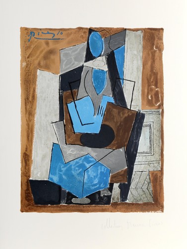 Pablo picasso femme assise - pablo,