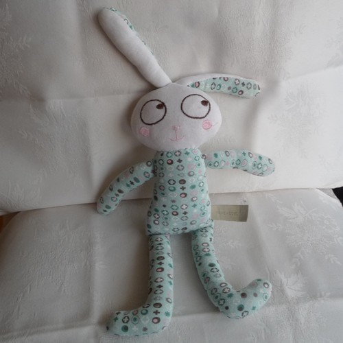 Doudou lapin tape oeil - doudou, à