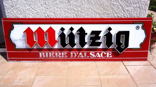 Enseigne mutzig bière - enseigne,