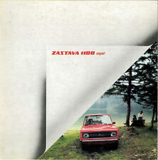 Catalogue brochure prospekt Zastava (Yugo) Z 101 / 1100 Super / Fiat 128 1978 BE