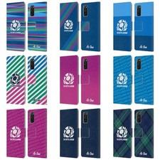 OFFICIEL SCOTLAND RUGBY GRAPHIQUES ÉTUI COQUE EN CUIR POUR SAMSUNG TÉLÉPHONES 1
