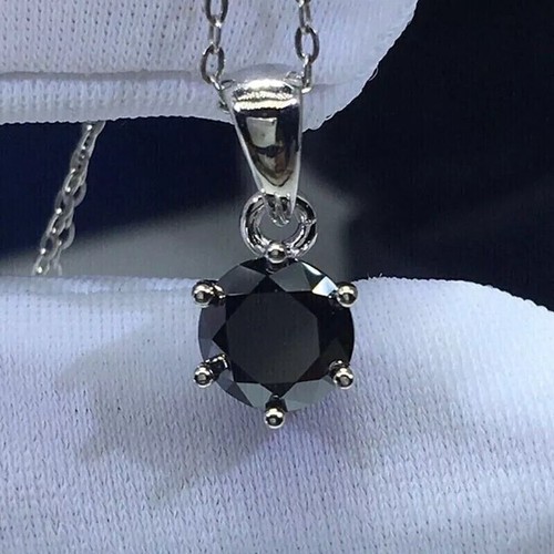 Noir diamant solitaire - noir,