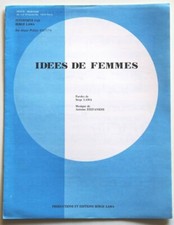 Partition vintage sheet music