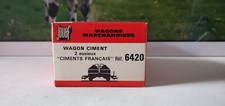 JOUEF HO 6420 WAGON TRANSPORT DE CIMENT 2 ESSIEUX SOCIETE DES CIMENTS FRANCAIS