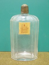 Flacon ancien COTY EAU DE COLOGNE CHYPREE 1920 old french perfume bottle