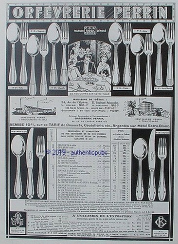 Publicite orfevrerie perrin - orfevrerie,