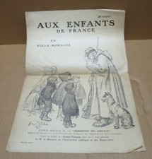 GEORGES REDON Aux Enfants de France un vieux mobilisé publication  8 pages 1915