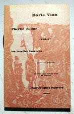 VIAN/L'HERBE ROUGE+ LES LUNETTES FOURREES/ED JJ PAUVERT/1967