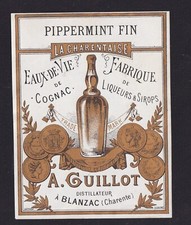 Ancienne étiquette   France  BN15128 Pippermint fin