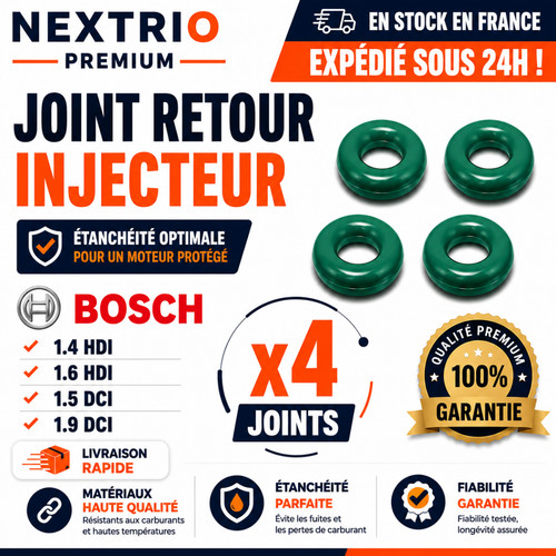 Joint injecteur fuite retour - 4,