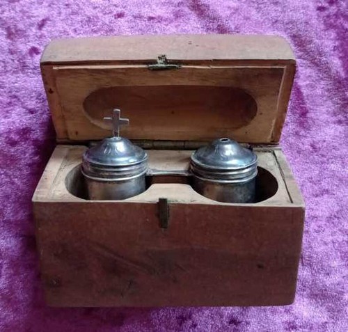 Ampoules huile sainte 19e - ampoules,