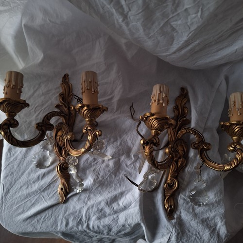 Paire appliques bronze et - d'appliques,