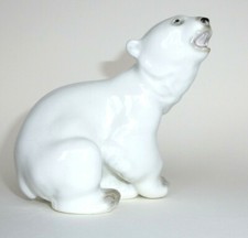 Figurine En Porcelaine Ours