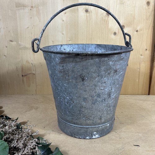 Ancienne seau zinc années - en,